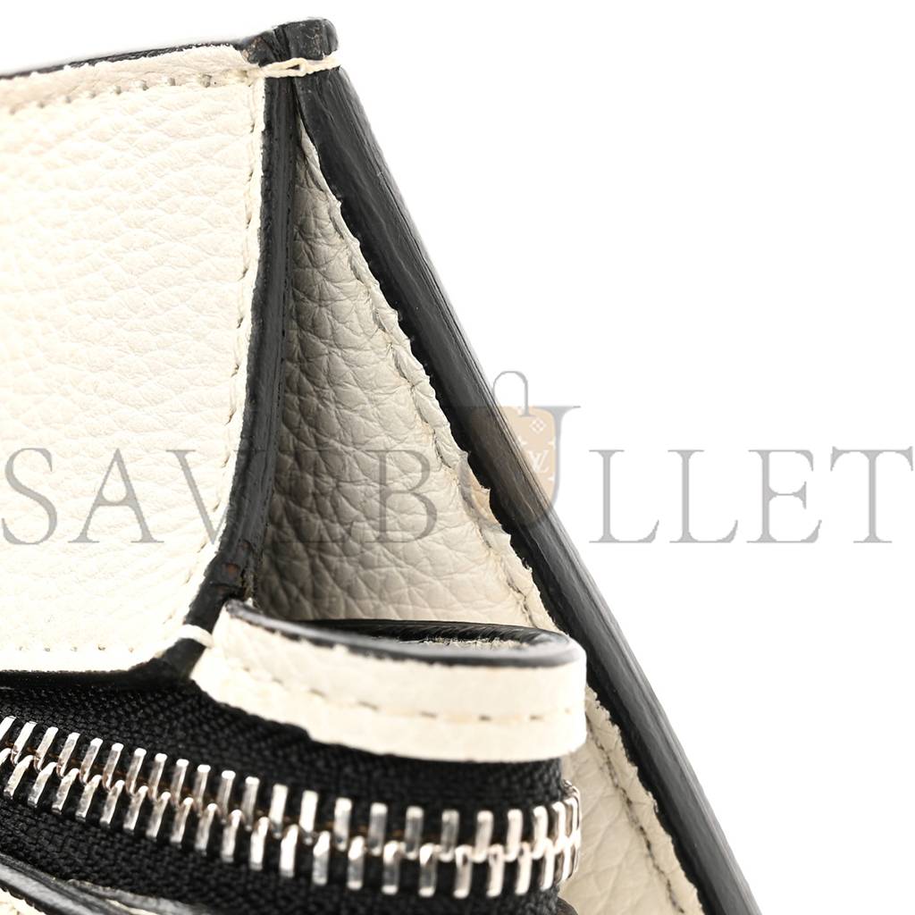 CELINE GRAINED CALFSKIN MEDIUM EDGE SHOULDER BAG WHITE (34*25*17cm) CELINE GRAINED CALFSKIN MEDIUM EDGE SHOULDER BAG WHITE (34*25*17cm)