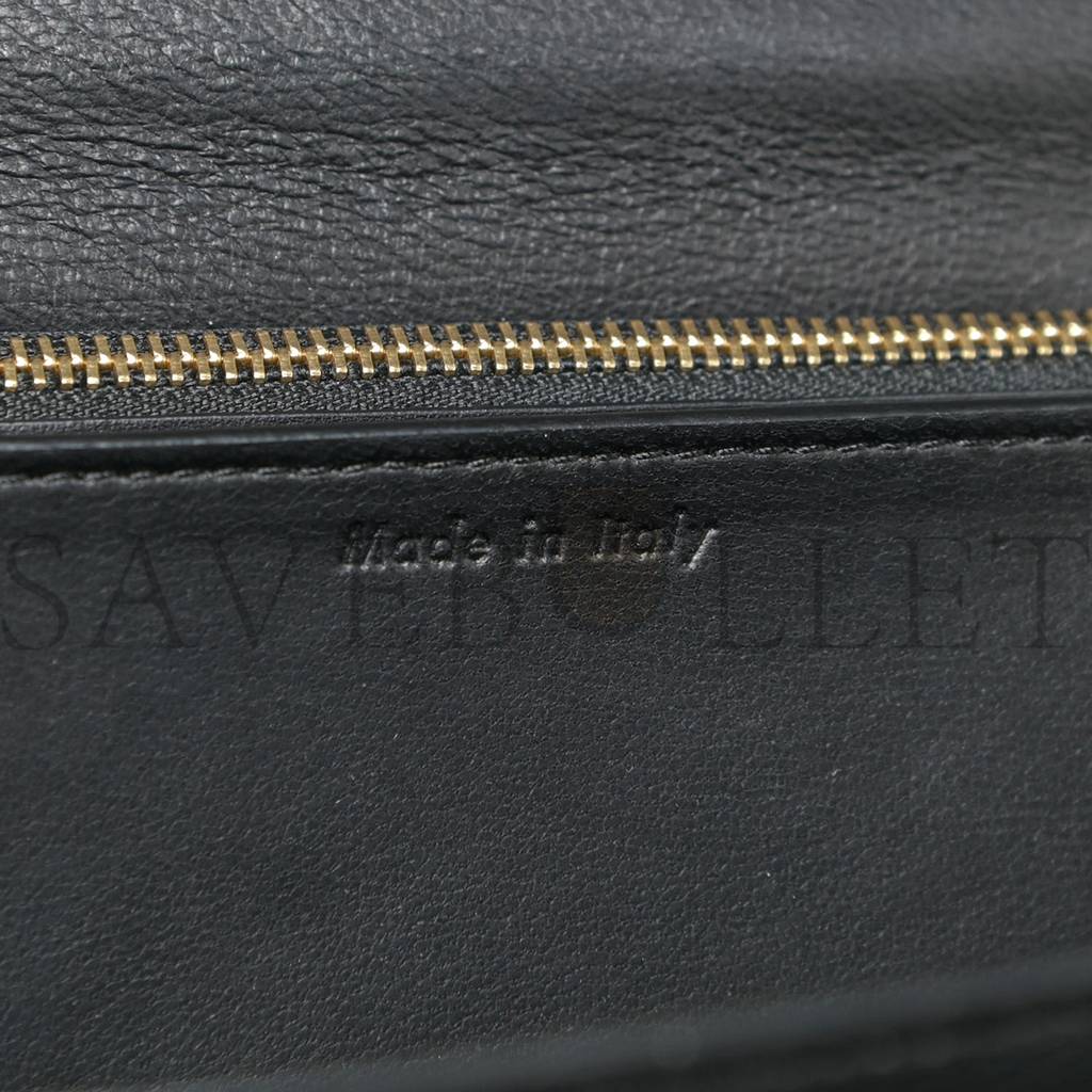 CELINE BOX CALFSKIN MEDIUM CLASSIC BOX FLAP BAG BLACK (23*18*7cm) CELINE BOX CALFSKIN MEDIUM CLASSIC BOX FLAP BAG BLACK (23*18*7cm)
