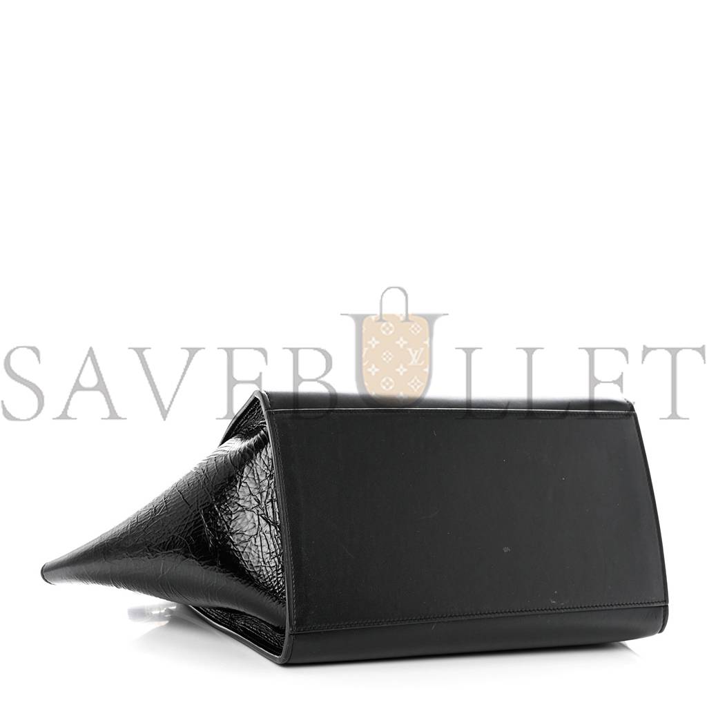 CELINE SHINY GOATSKIN SMALL TRAPEZE BLACK (27*23*17cm) CELINE SHINY GOATSKIN SMALL TRAPEZE BLACK (27*23*17cm)