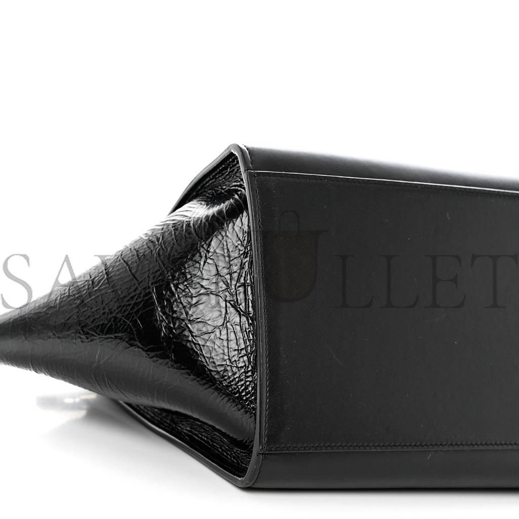 CELINE SHINY GOATSKIN SMALL TRAPEZE BLACK (27*23*17cm) CELINE SHINY GOATSKIN SMALL TRAPEZE BLACK (27*23*17cm)