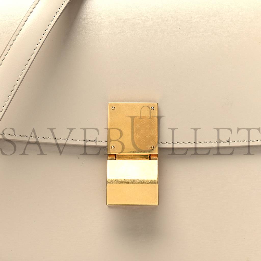 CELINE BOX CALFSKIN MEDIUM CLASSIC BOX FLAP BAG POWDER (23*18*6cm) CELINE BOX CALFSKIN MEDIUM CLASSIC BOX FLAP BAG POWDER (23*18*6cm)