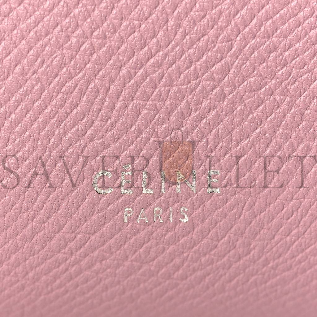 CELINE GRAINED CALFSKIN NANO BELT BAG VINTAGE PINK (20*19*11cm) CELINE GRAINED CALFSKIN NANO BELT BAG VINTAGE PINK (20*19*11cm)