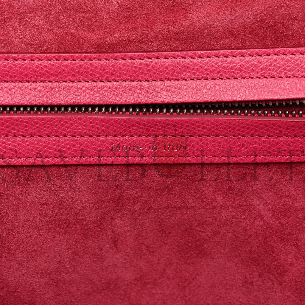 CELINE GRAINED CALFSKIN MEDIUM PHANTOM LUGGAGE FUCHSIA (30*27*25cm) CELINE GRAINED CALFSKIN MEDIUM PHANTOM LUGGAGE FUCHSIA (30*27*25cm)