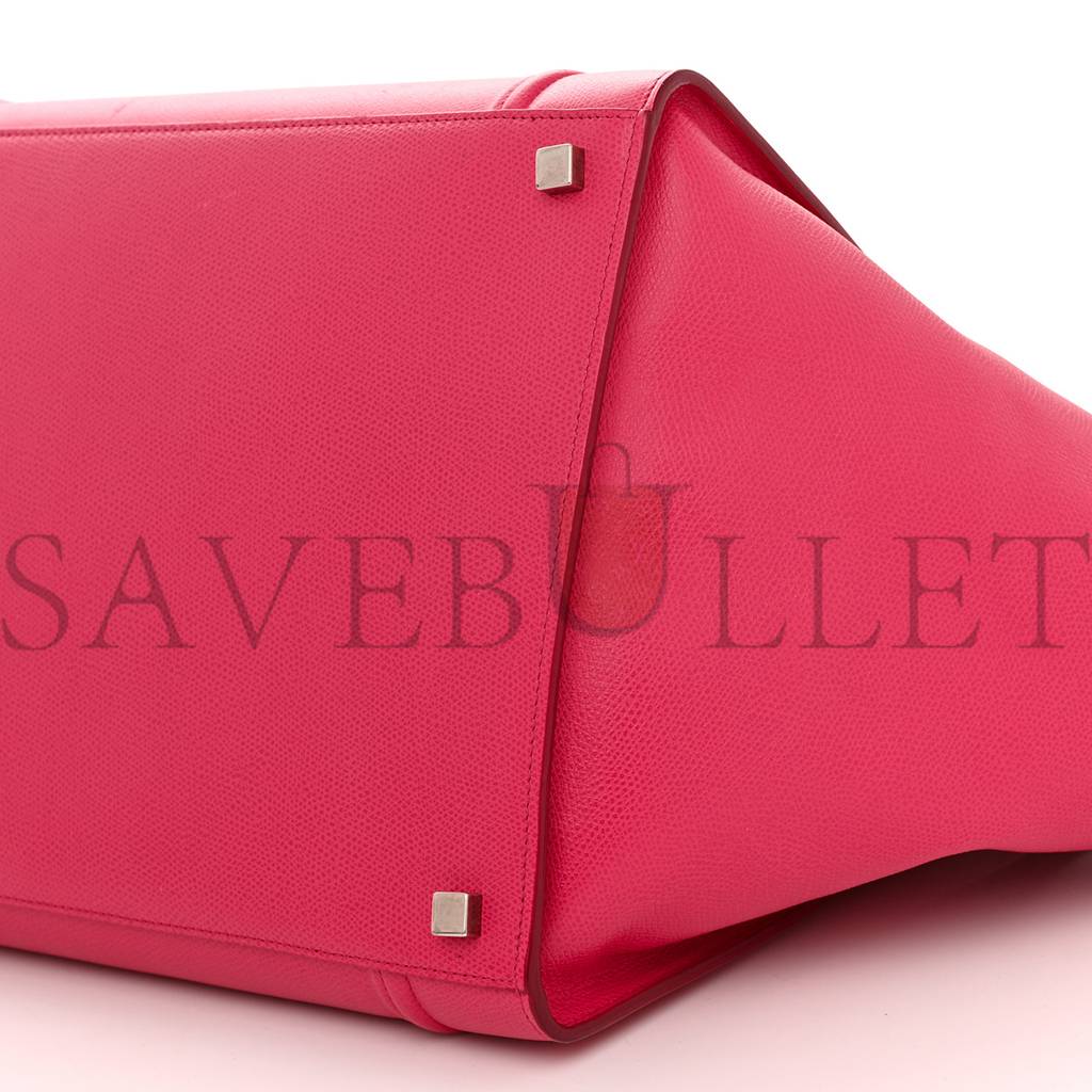 CELINE GRAINED CALFSKIN MEDIUM PHANTOM LUGGAGE FUCHSIA (30*27*25cm) CELINE GRAINED CALFSKIN MEDIUM PHANTOM LUGGAGE FUCHSIA (30*27*25cm)