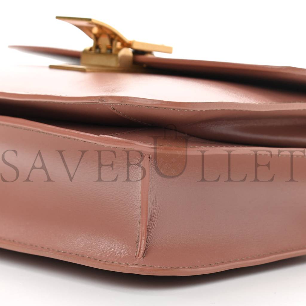 CELINE BOX CALFSKIN TEEN CLASSIC BOX FLAP BAG ANTIQUE ROSE (18*15*6cm) CELINE BOX CALFSKIN TEEN CLASSIC BOX FLAP BAG ANTIQUE ROSE (18*15*6cm)