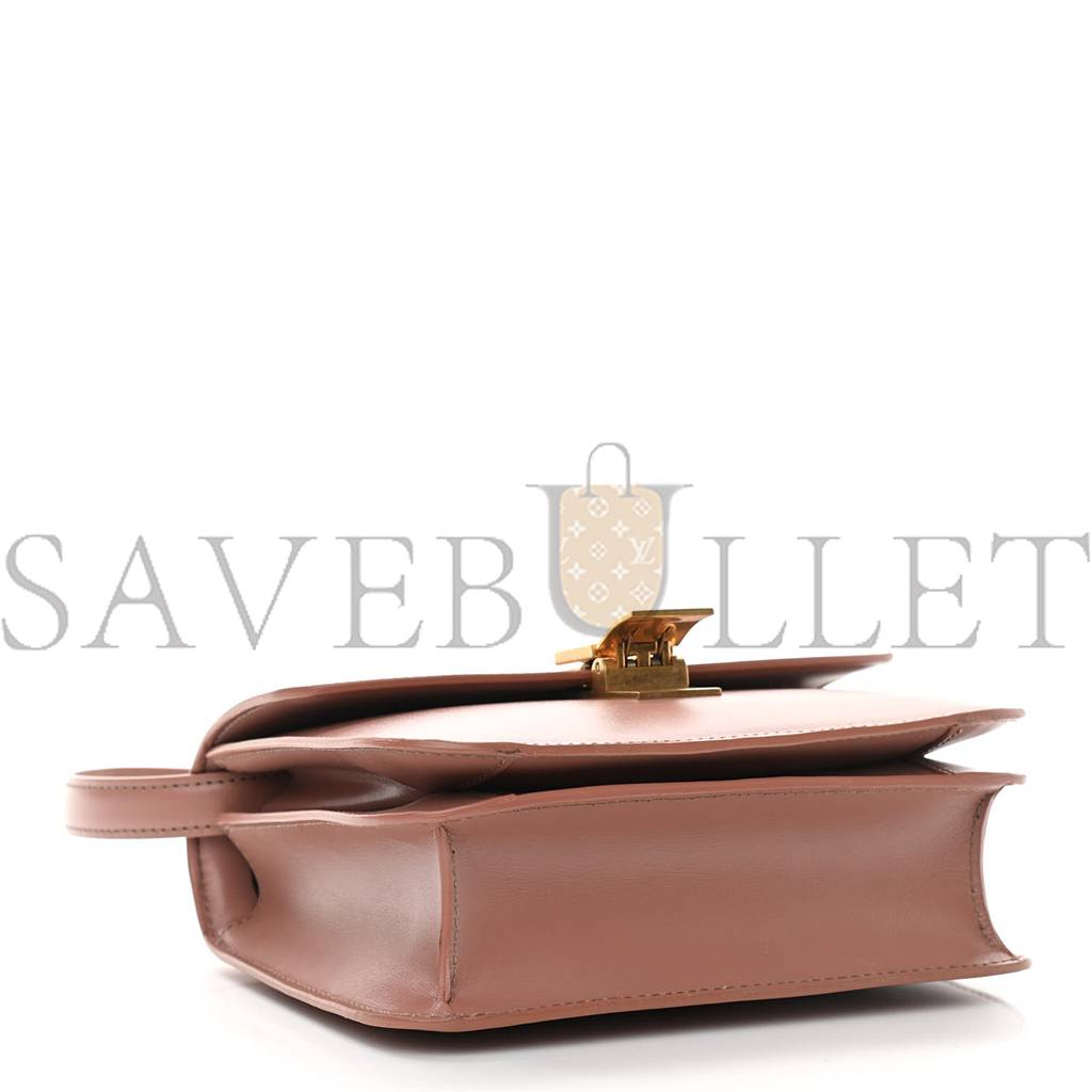 CELINE BOX CALFSKIN TEEN CLASSIC BOX FLAP BAG ANTIQUE ROSE (18*15*6cm) CELINE BOX CALFSKIN TEEN CLASSIC BOX FLAP BAG ANTIQUE ROSE (18*15*6cm)