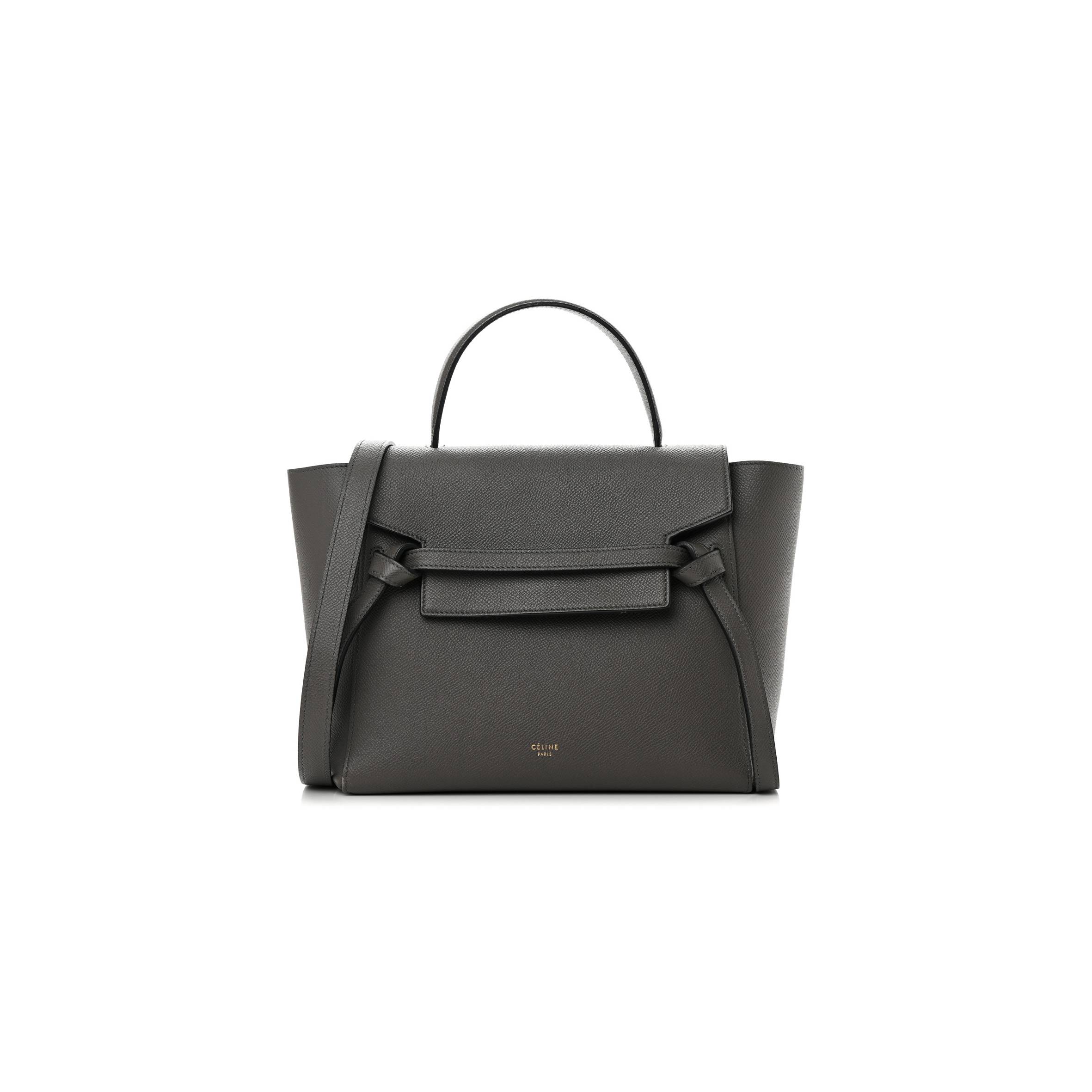 CELINE BABY GRAINED CALFSKIN MICRO BELT BAG GREY (23*21*13cm) CELINE BABY GRAINED CALFSKIN MICRO BELT BAG GREY (23*21*13cm)