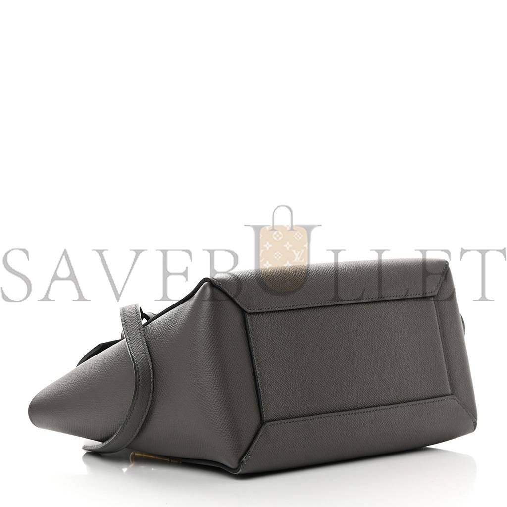CELINE BABY GRAINED CALFSKIN MICRO BELT BAG GREY (23*21*13cm) CELINE BABY GRAINED CALFSKIN MICRO BELT BAG GREY (23*21*13cm)