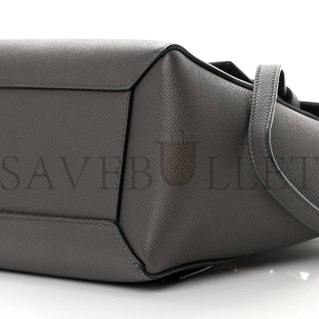 CELINE BABY GRAINED CALFSKIN MICRO BELT BAG GREY (23*21*13cm) CELINE BABY GRAINED CALFSKIN MICRO BELT BAG GREY (23*21*13cm)