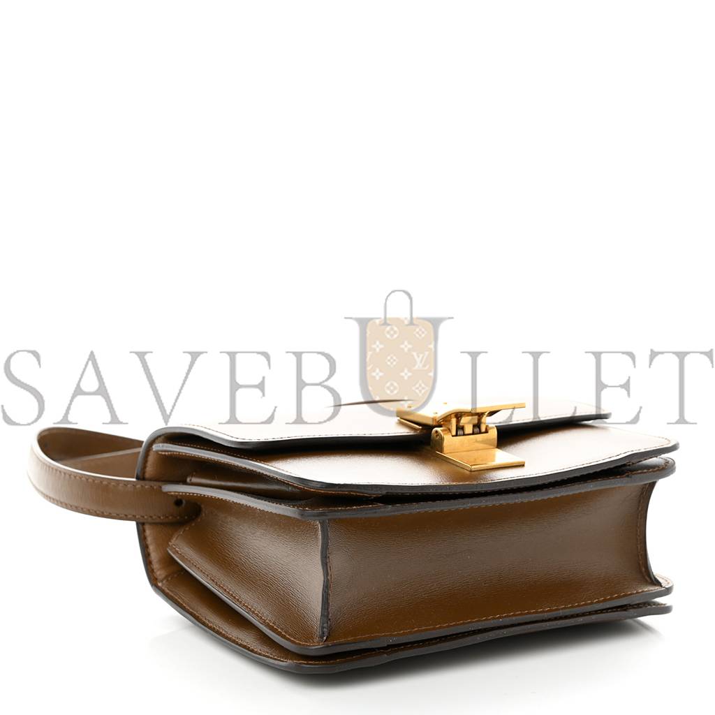 CELINE SMOOTH CALFSKIN SMALL CLASSIC BOX FLAP BAG CAMEL (17*14*6cm) CELINE SMOOTH CALFSKIN SMALL CLASSIC BOX FLAP BAG CAMEL (17*14*6cm)