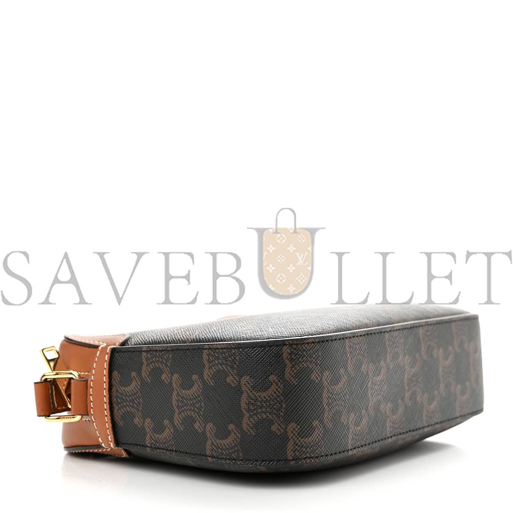 CELINE TRIOMPHE CANVAS SMALL CAMERA BAG TAN (20*15*5cm) CELINE TRIOMPHE CANVAS SMALL CAMERA BAG TAN (20*15*5cm)
