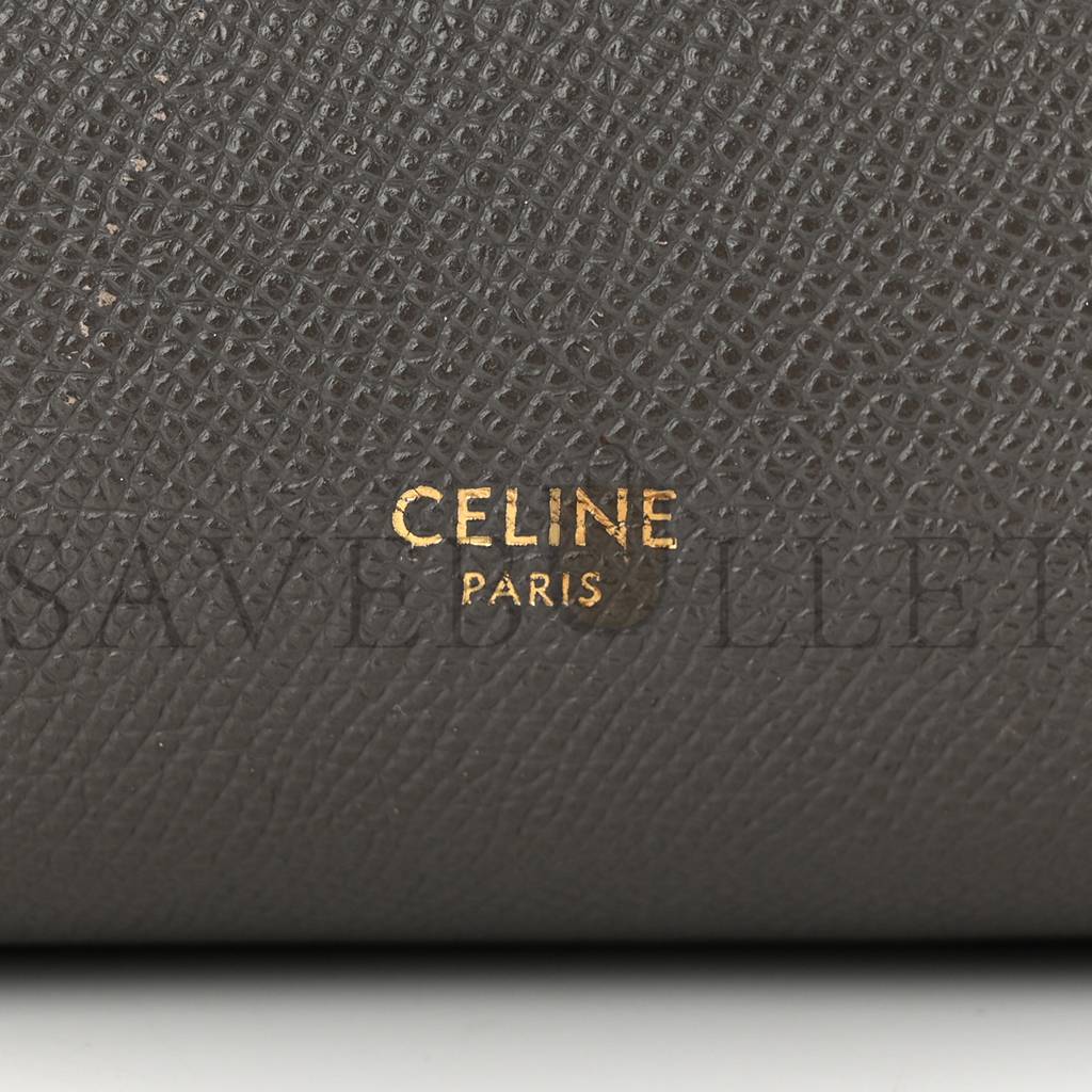 CELINE BABY GRAINED CALFSKIN MICRO BELT BAG GREY (23*22*14cm) CELINE BABY GRAINED CALFSKIN MICRO BELT BAG GREY (23*22*14cm)