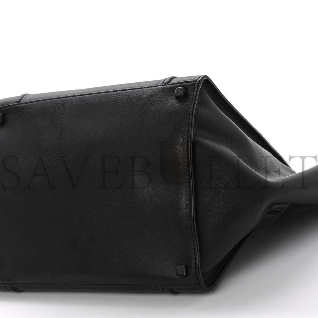 CELINE SMOOTH CALFSKIN MEDIUM PHANTOM LUGGAGE BLACK (29*29*25cm) CELINE SMOOTH CALFSKIN MEDIUM PHANTOM LUGGAGE BLACK (29*29*25cm)