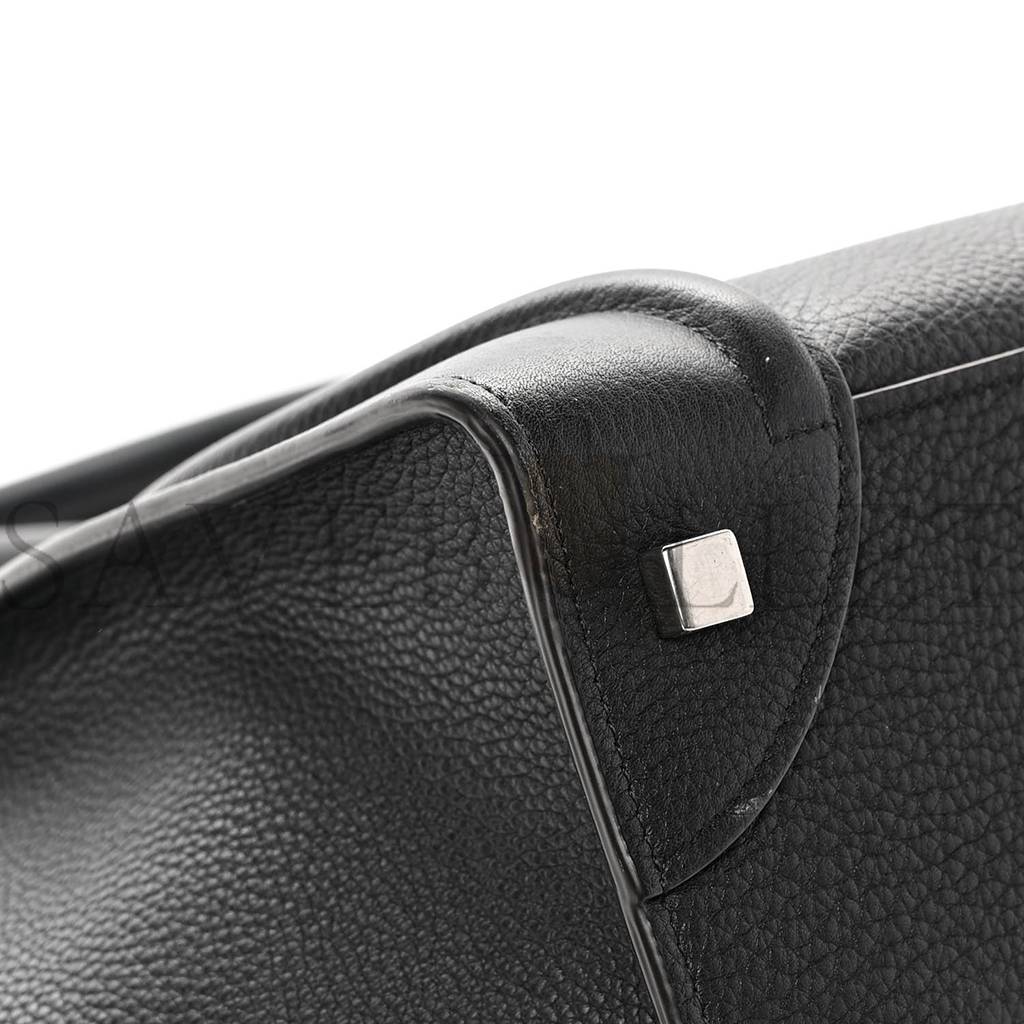 CELINE DRUMMED CALFSKIN MINI LUGGAGE BLACK (32*30*18cm) CELINE DRUMMED CALFSKIN MINI LUGGAGE BLACK (32*30*18cm)