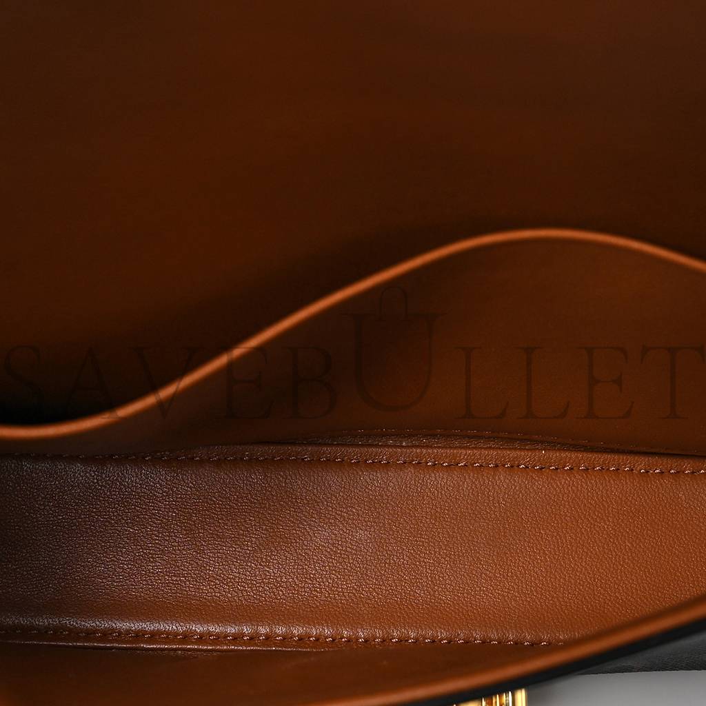 CELINE CANVAS CALFSKIN TRIOMPHE SHOULDER BAG TAN (20*11*4cm) CELINE CANVAS CALFSKIN TRIOMPHE SHOULDER BAG TAN (20*11*4cm)