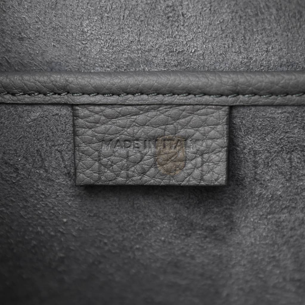CELINE BABY DRUMMED CALFSKIN NANO LUGGAGE KOHL (20*20*10cm) CELINE BABY DRUMMED CALFSKIN NANO LUGGAGE KOHL (20*20*10cm)