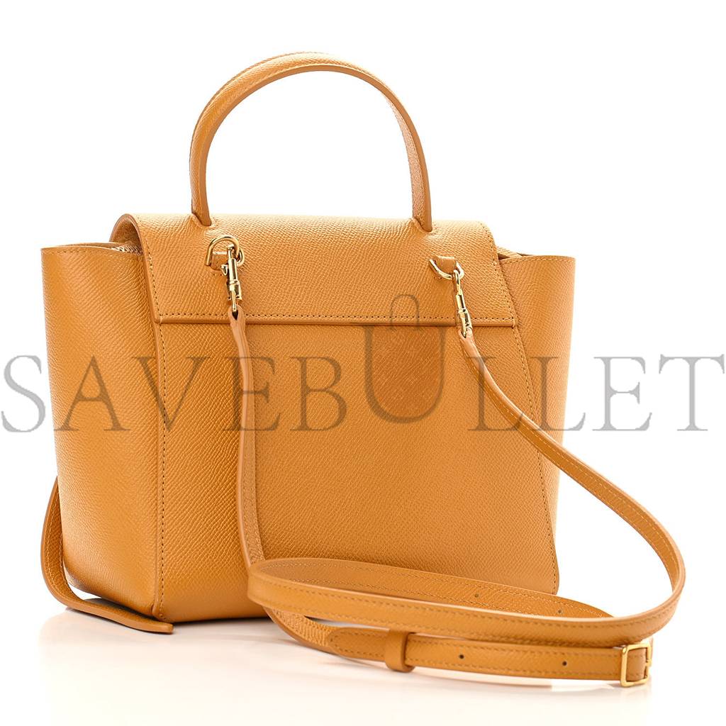 CELINE GRAINED CALFSKIN NANO BELT BAG CALENDULA (20*18*10cm) CELINE GRAINED CALFSKIN NANO BELT BAG CALENDULA (20*18*10cm)