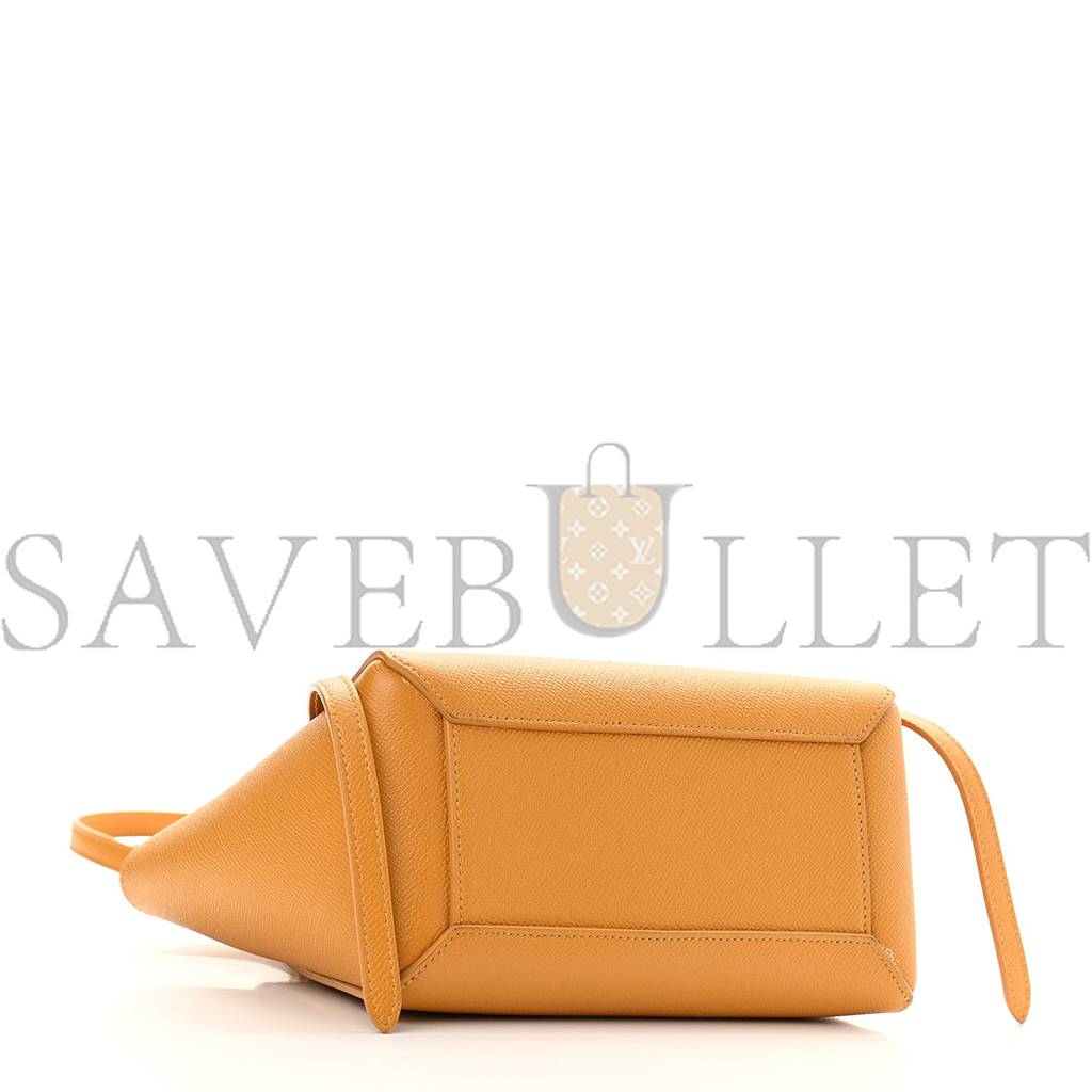 CELINE GRAINED CALFSKIN NANO BELT BAG CALENDULA (20*18*10cm) CELINE GRAINED CALFSKIN NANO BELT BAG CALENDULA (20*18*10cm)