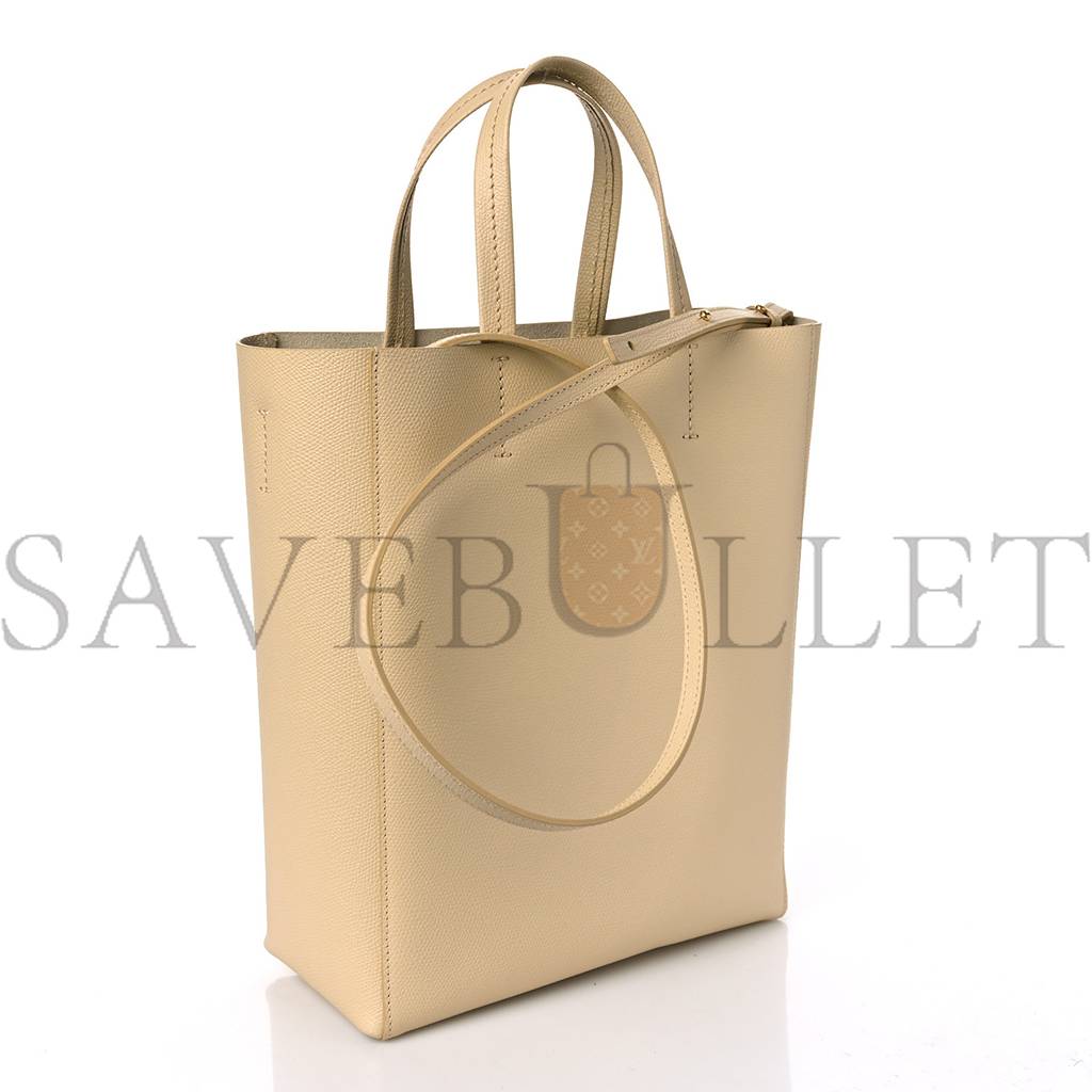 CELINE GRAINED CALFSKIN SMALL VERTICAL CABAS SAND (29*23*10cm) CELINE GRAINED CALFSKIN SMALL VERTICAL CABAS SAND (29*23*10cm)