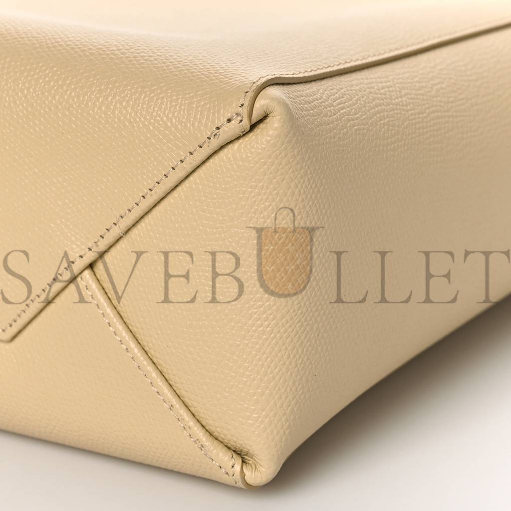 CELINE GRAINED CALFSKIN SMALL VERTICAL CABAS SAND (29*23*10cm) CELINE GRAINED CALFSKIN SMALL VERTICAL CABAS SAND (29*23*10cm)