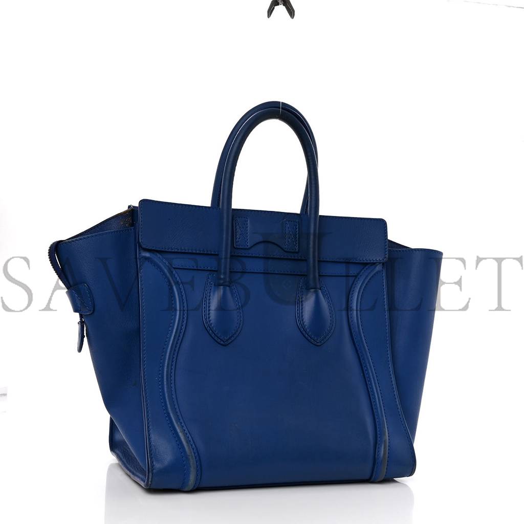 CELINE SMOOTH CALFSKIN MINI LUGGAGE ROYAL BLUE (48*31*30cm) CELINE SMOOTH CALFSKIN MINI LUGGAGE ROYAL BLUE (48*31*30cm)