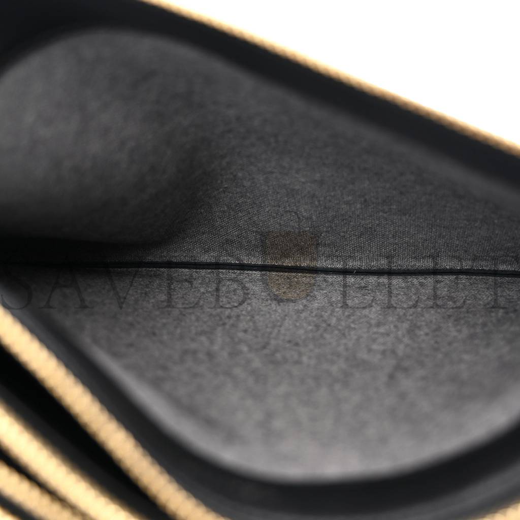 CELINE LAMBSKIN LARGE TRIO CROSSBODY BAG BLACK (24*18*3cm) CELINE LAMBSKIN LARGE TRIO CROSSBODY BAG BLACK (24*18*3cm)