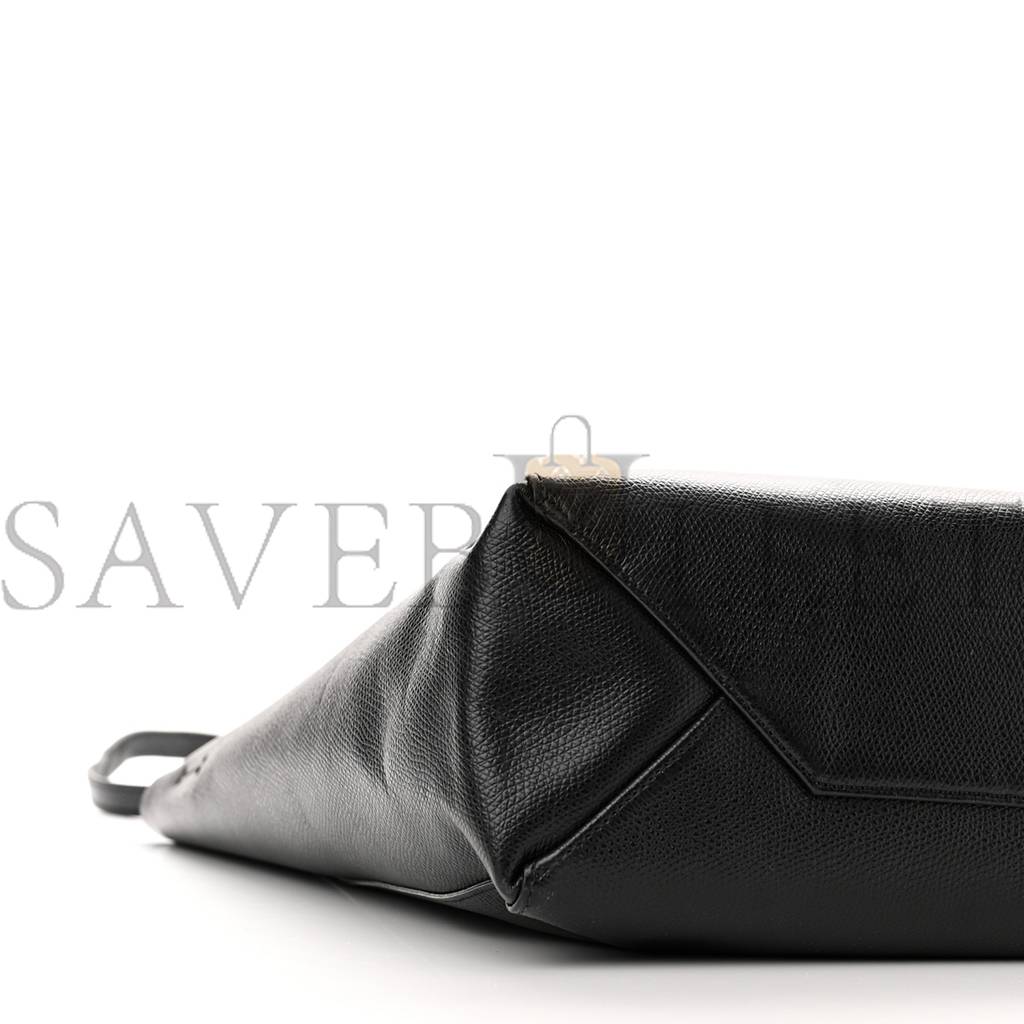 CELINE GRAINED CALFSKIN SMALL VERTICAL CABAS BLACK (28*23*10cm) CELINE GRAINED CALFSKIN SMALL VERTICAL CABAS BLACK (28*23*10cm)