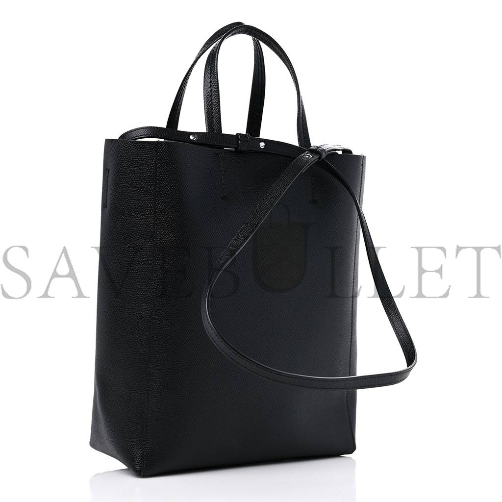 CELINE GRAINED CALFSKIN SMALL VERTICAL CABAS BLACK (28*23*10cm) CELINE GRAINED CALFSKIN SMALL VERTICAL CABAS BLACK (28*23*10cm)