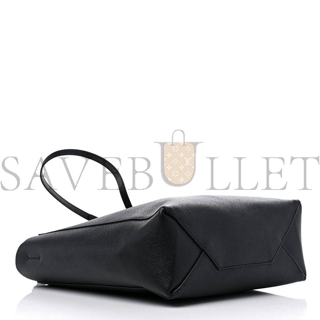 CELINE GRAINED CALFSKIN SMALL VERTICAL CABAS BLACK (28*23*10cm) CELINE GRAINED CALFSKIN SMALL VERTICAL CABAS BLACK (28*23*10cm)