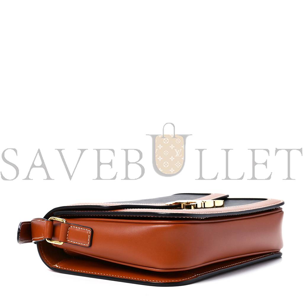 CELINE TRIOMPHE CANVAS CALFSKIN MEDIUM TRIOMPHE BAG TAN (22*15*6cm) CELINE TRIOMPHE CANVAS CALFSKIN MEDIUM TRIOMPHE BAG TAN (22*15*6cm)