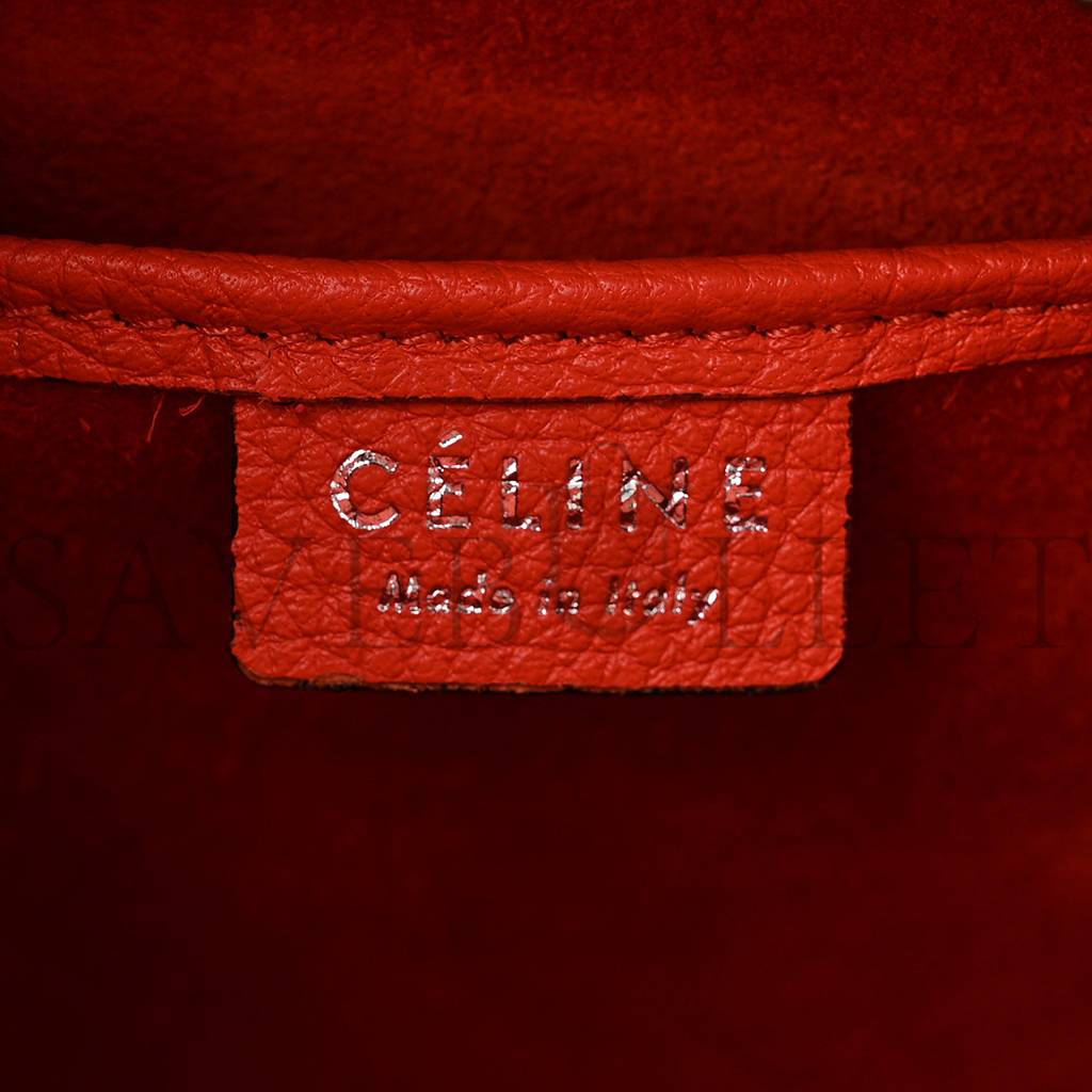 CELINE BABY GRAINED CALFSKIN NANO LUGGAGE RED (20*20*10cm) CELINE BABY GRAINED CALFSKIN NANO LUGGAGE RED (20*20*10cm)