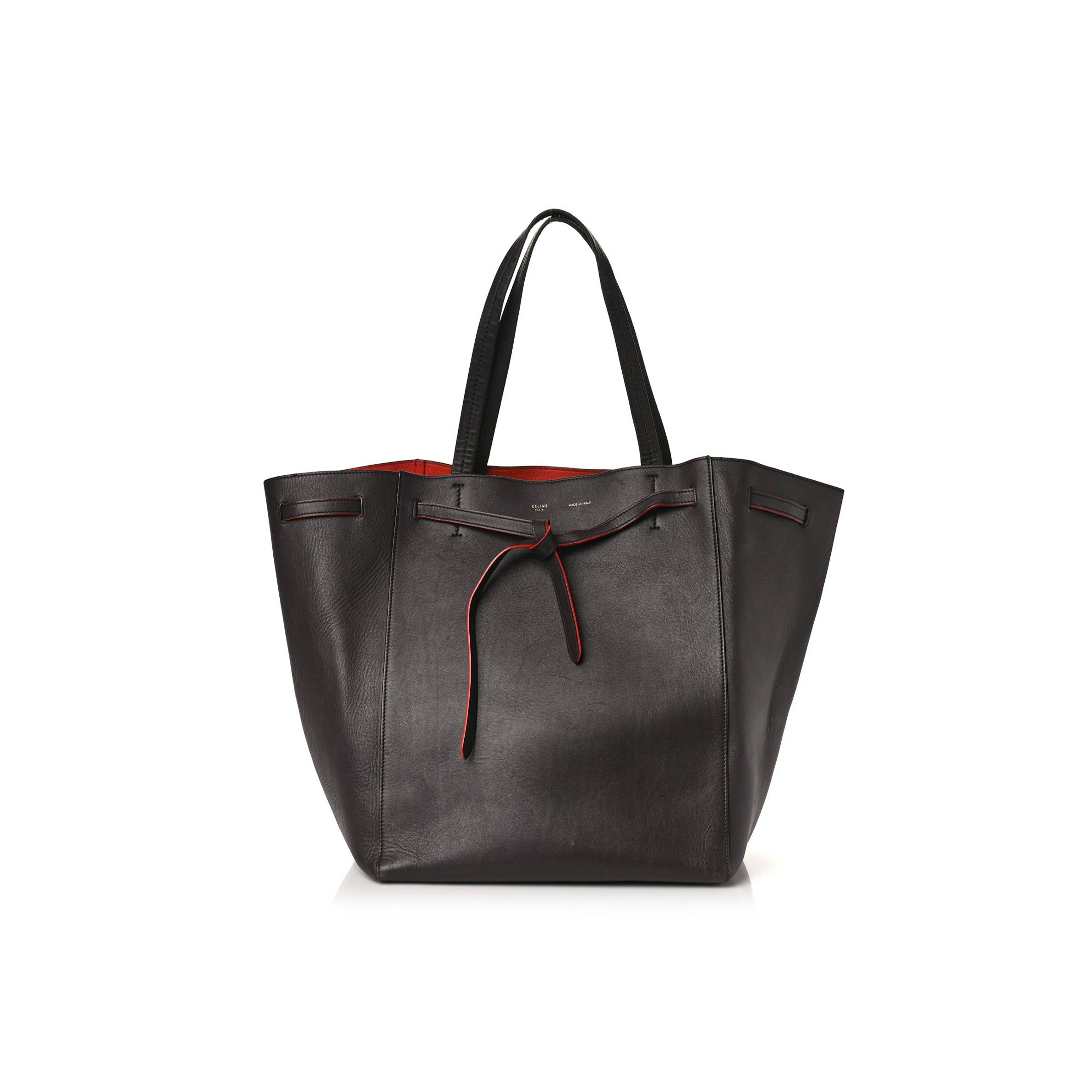 CELINE SMOOTH CALFSKIN MEDIUM BELT CABAS PHANTOM DARK BROWN (35*27*20cm) CELINE SMOOTH CALFSKIN MEDIUM BELT CABAS PHANTOM DARK BROWN (35*27*20cm)