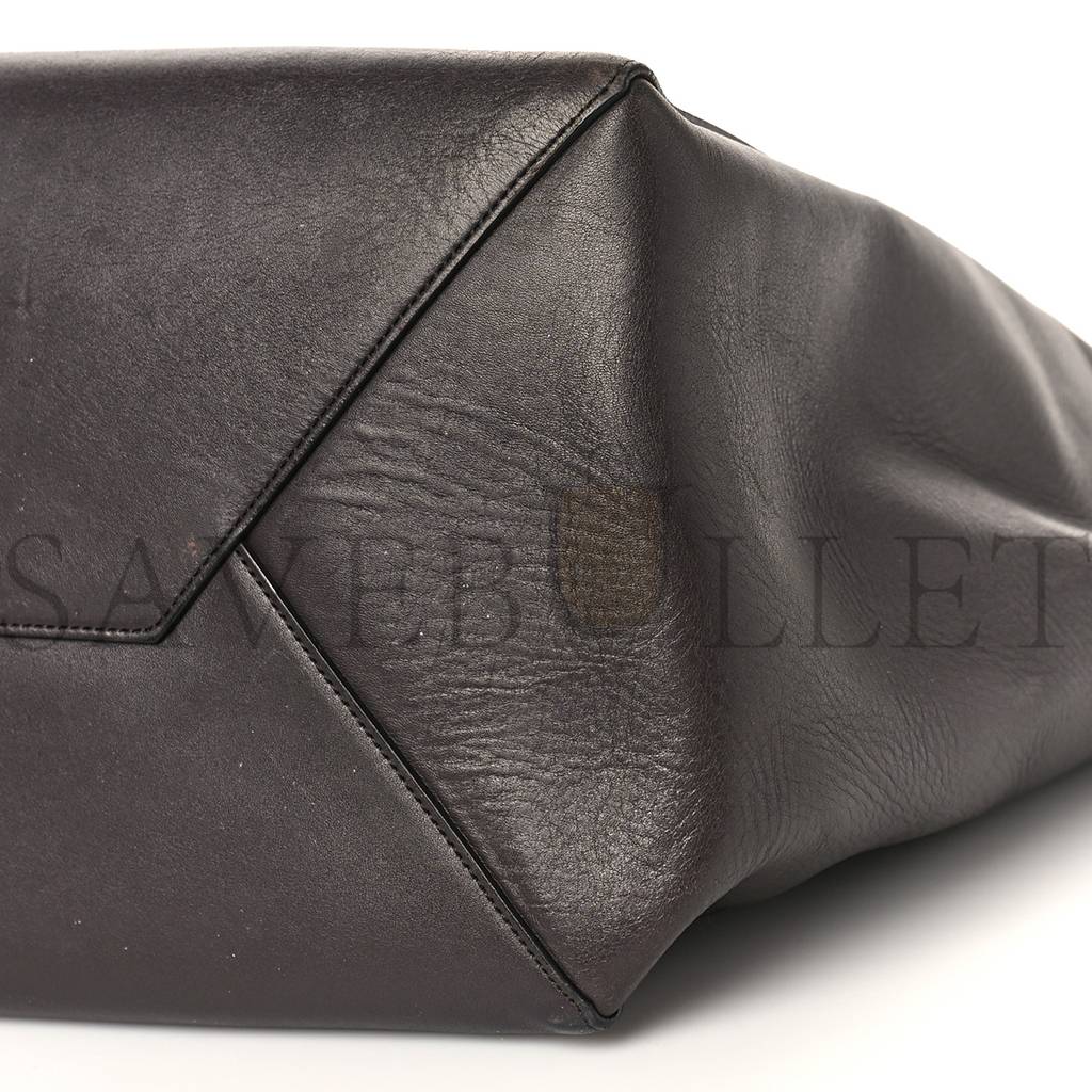 CELINE SMOOTH CALFSKIN MEDIUM BELT CABAS PHANTOM DARK BROWN (35*27*20cm) CELINE SMOOTH CALFSKIN MEDIUM BELT CABAS PHANTOM DARK BROWN (35*27*20cm)