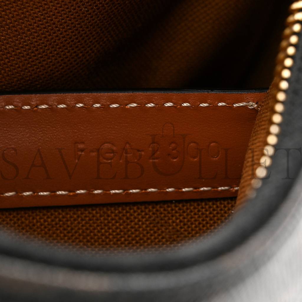 CELINE TRIOMPHE CANVAS CALFSKIN AVA SHOULDER BAG TAN (25*18*8cm) CELINE TRIOMPHE CANVAS CALFSKIN AVA SHOULDER BAG TAN (25*18*8cm)
