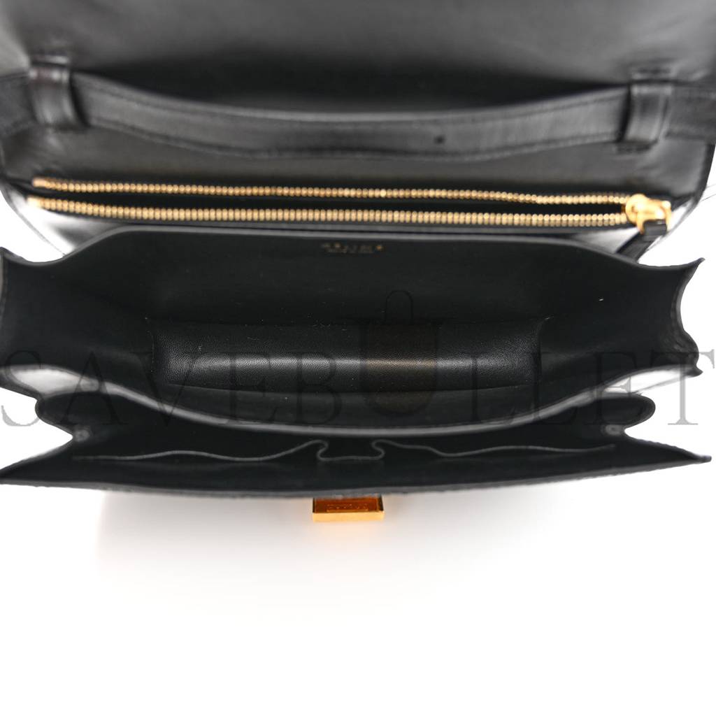 CELINE STINGRAY MEDIUM CLASSIC BOX FLAP BAG BLACK (23*18*8cm) CELINE STINGRAY MEDIUM CLASSIC BOX FLAP BAG BLACK (23*18*8cm)