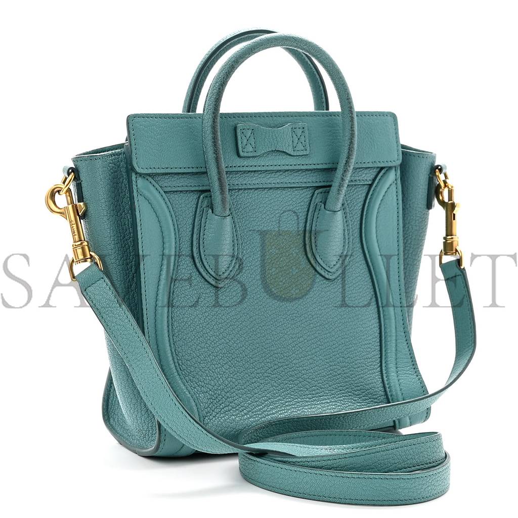CELINE GOATSKIN NANO LUGGAGE ANTARCTIC (20*20*8cm) CELINE GOATSKIN NANO LUGGAGE ANTARCTIC (20*20*8cm)