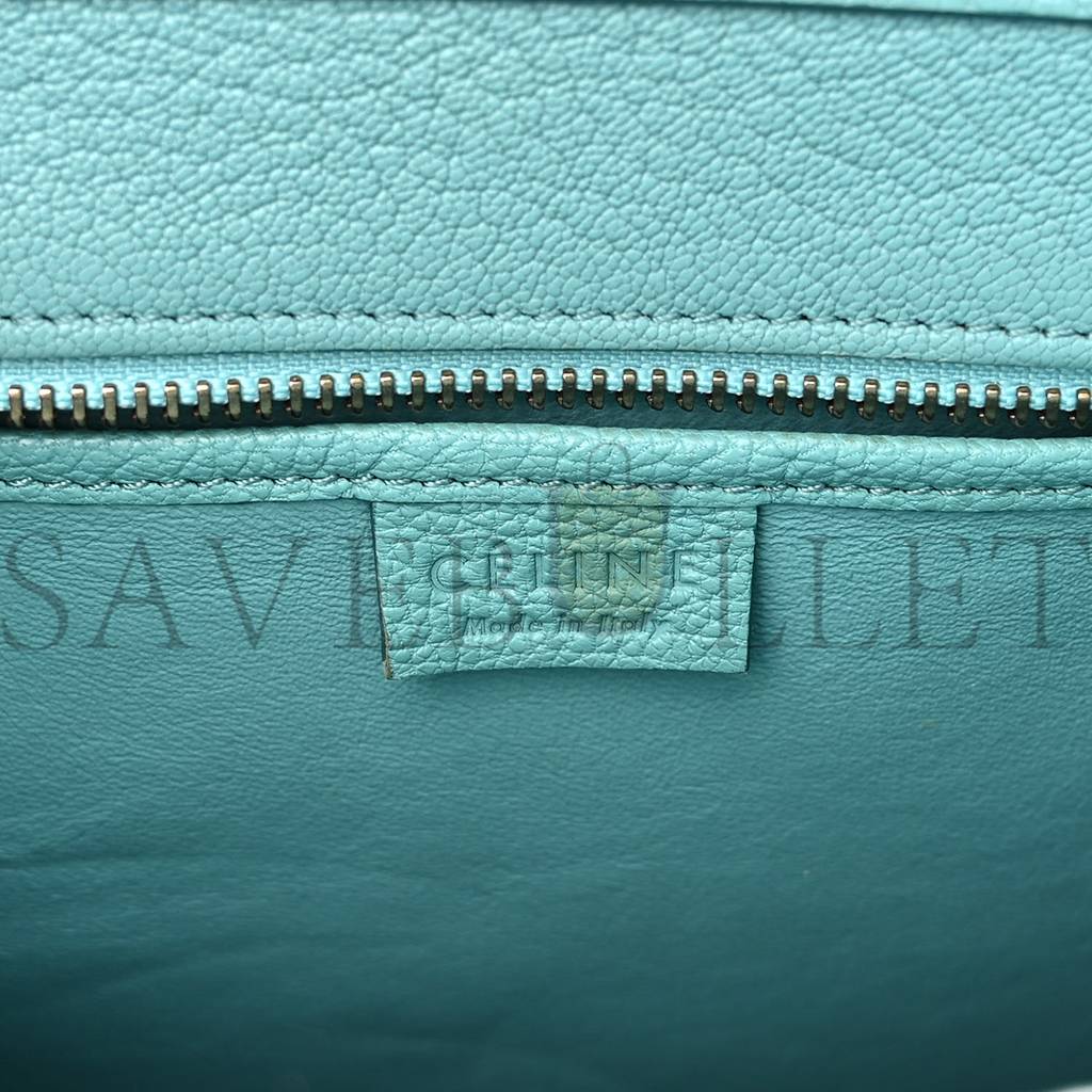CELINE GOATSKIN NANO LUGGAGE ANTARCTIC (20*20*8cm) CELINE GOATSKIN NANO LUGGAGE ANTARCTIC (20*20*8cm)