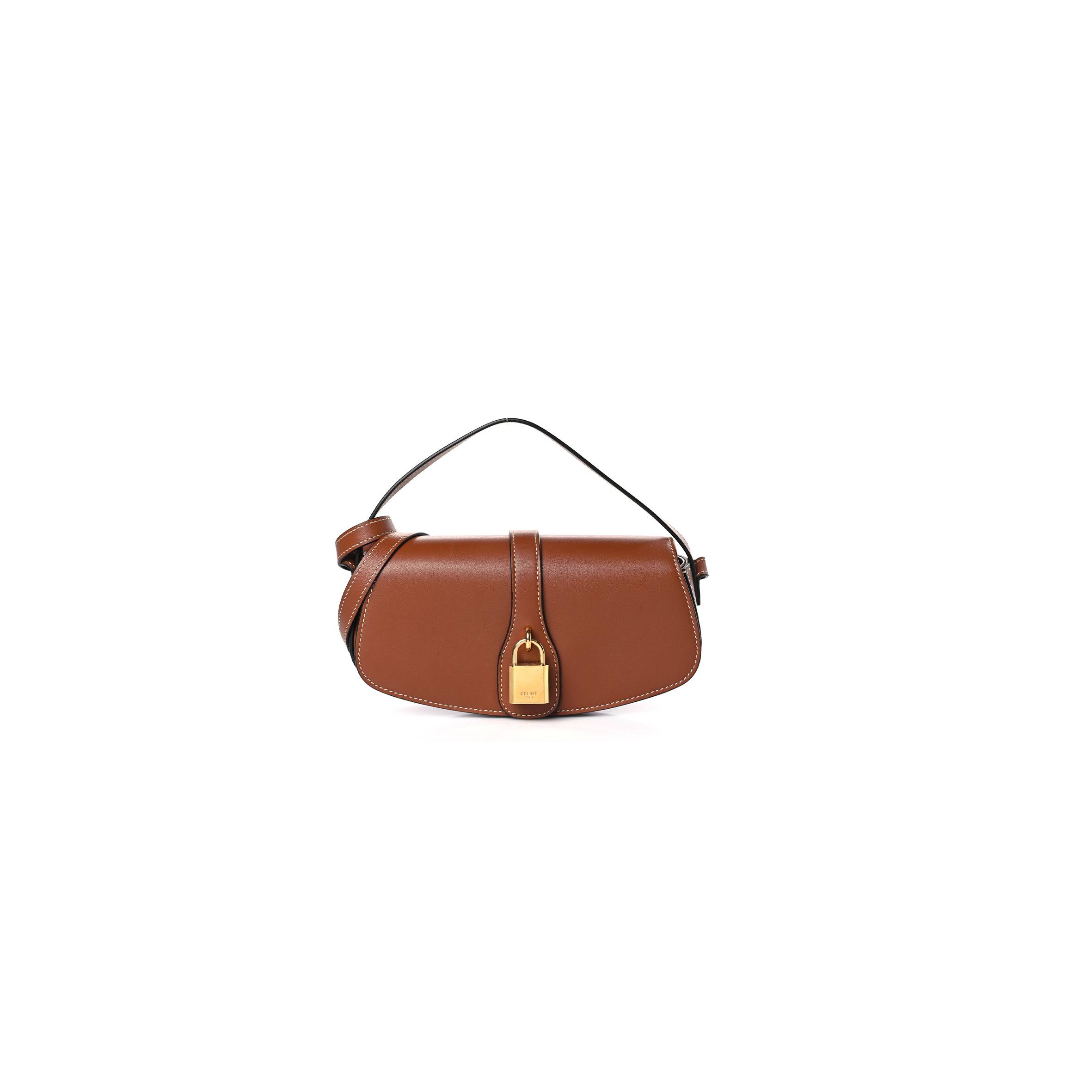 CELINE SMOOTH CALFSKIN TABOU CLUTCH ON STRAP TAN (20*10*5cm) CELINE SMOOTH CALFSKIN TABOU CLUTCH ON STRAP TAN (20*10*5cm)