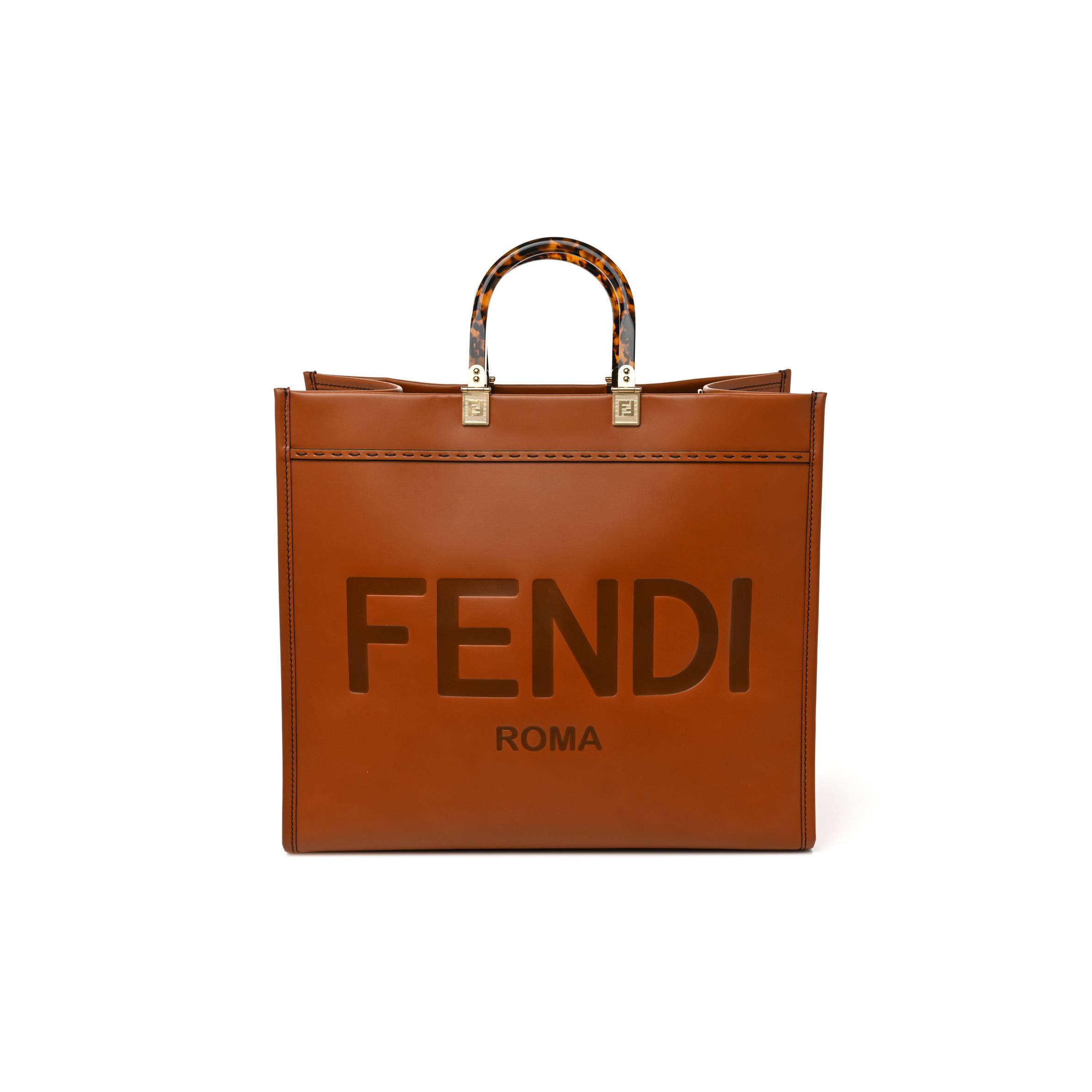 FENDI VITELLO KING PLEXIGLASS LARGE FENDI SUNSHINE SHOPPER TOTE CUOIO (41*34*20cm) FENDI VITELLO KING PLEXIGLASS LARGE FENDI SUNSHINE SHOPPER TOTE CUOIO (41*34*20cm)