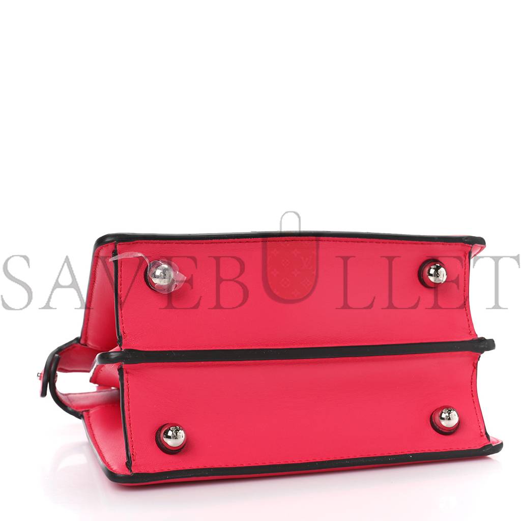FENDI SHINY NAPPA PETITE PEEKABOO I SEE U SATCHEL LAMPONE (20*15*10cm) FENDI SHINY NAPPA PETITE PEEKABOO I SEE U SATCHEL LAMPONE (20*15*10cm)