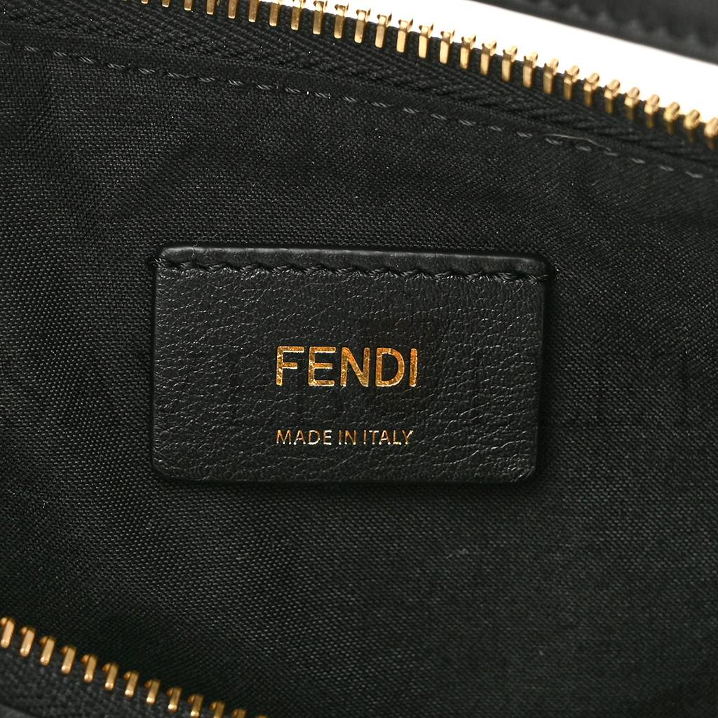 FENDI VITELLO GRACE MATTE SMALL FENDIGRAPHY HOBO BAG BLACK (28*24*9cm) FENDI VITELLO GRACE MATTE SMALL FENDIGRAPHY HOBO BAG BLACK (28*24*9cm)