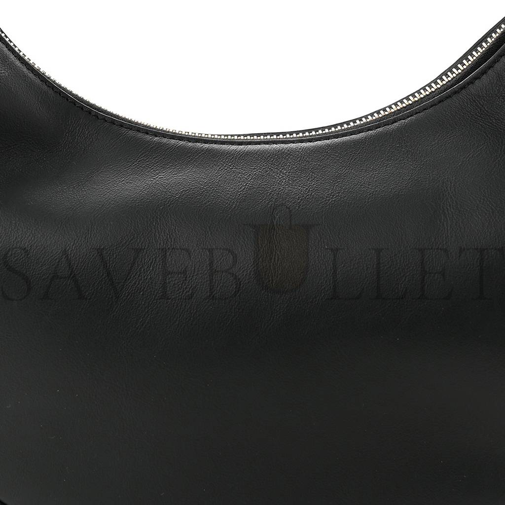 FENDI VITELLO GRACE MATTE SMALL FENDIGRAPHY HOBO BAG BLACK (28*24*9cm) FENDI VITELLO GRACE MATTE SMALL FENDIGRAPHY HOBO BAG BLACK (28*24*9cm)