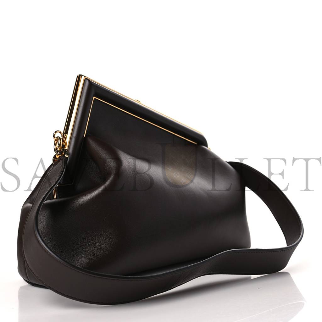 FENDI SHINY NAPPA MEDIUM FENDI FIRST EBANO (32*16*10cm) FENDI SHINY NAPPA MEDIUM FENDI FIRST EBANO (32*16*10cm)