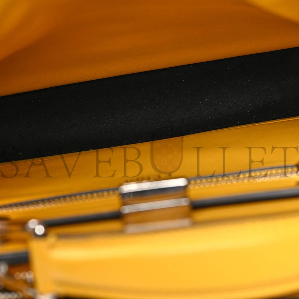 FENDI X SARAH COLEMAN NAPPA FF FISH EYE EMBOSSED MINI PEEKABOO I SEE U SATCHEL MIMOSA (25*20*10cm) FENDI X SARAH COLEMAN NAPPA FF FISH EYE EMBOSSED MINI PEEKABOO I SEE U SATCHEL MIMOSA (25*20*10cm)