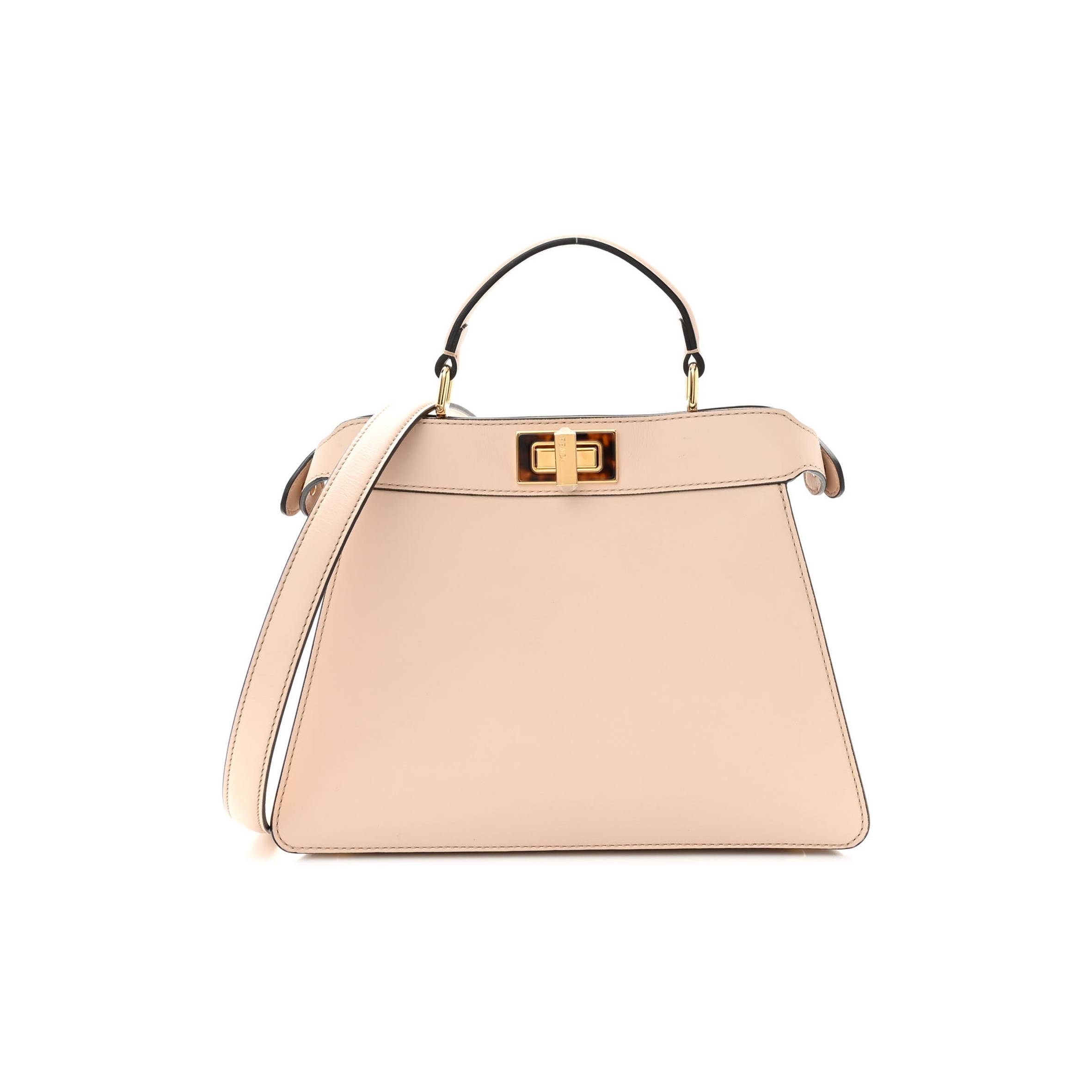 FENDI VITELLO SETA SHINY NAPPA PLEXIGLASS SMALL PEEKABOO I SEE U SATCHEL POUDRE (27*20*10cm) FENDI VITELLO SETA SHINY NAPPA PLEXIGLASS SMALL PEEKABOO I SEE U SATCHEL POUDRE (27*20*10cm)