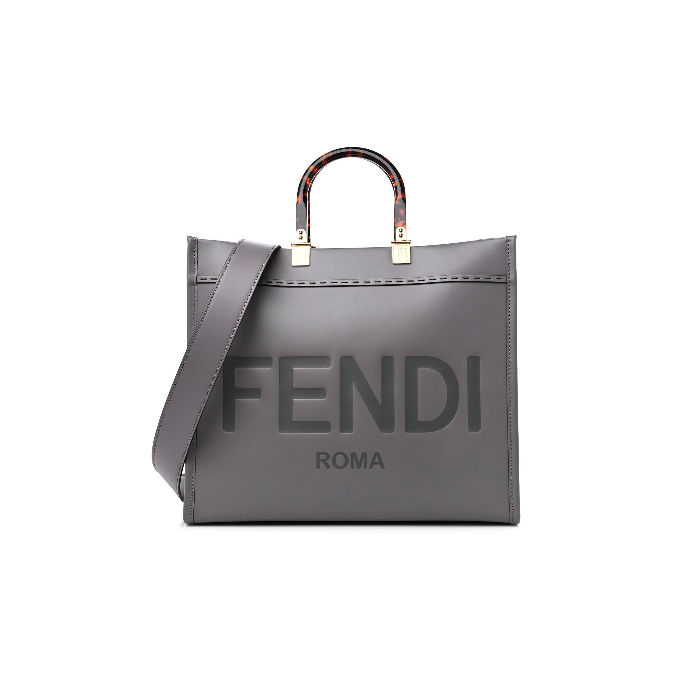 FENDI VITELLO KING PLEXIGLASS MEDIUM FENDI SUNSHINE SHOPPER TOTE MOON (36*30*16cm) FENDI VITELLO KING PLEXIGLASS MEDIUM FENDI SUNSHINE SHOPPER TOTE MOON (36*30*16cm)