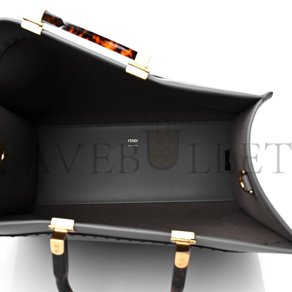 FENDI VITELLO KING PLEXIGLASS MEDIUM FENDI SUNSHINE SHOPPER TOTE MOON (36*30*16cm) FENDI VITELLO KING PLEXIGLASS MEDIUM FENDI SUNSHINE SHOPPER TOTE MOON (36*30*16cm)