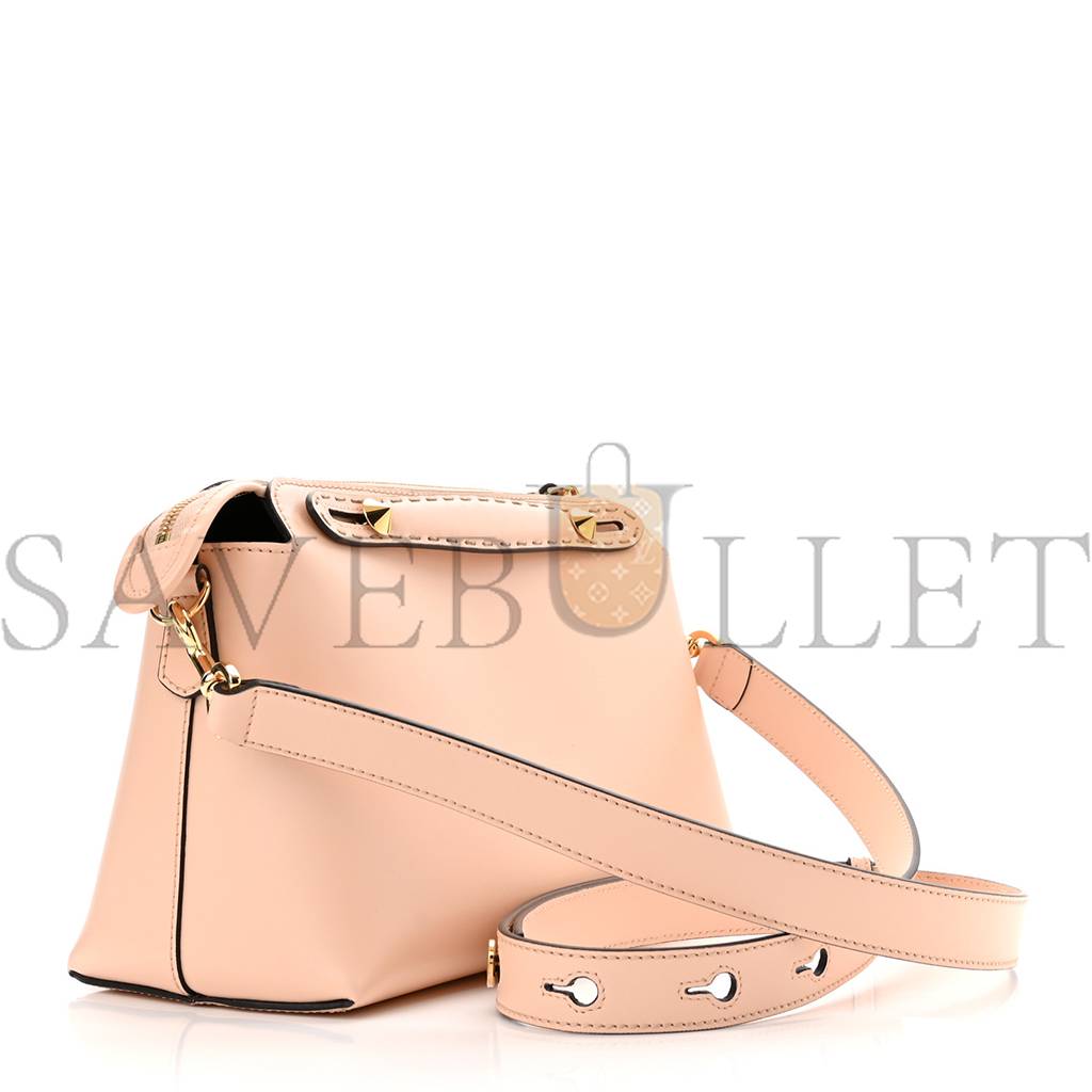 FENDI VITELLO KING LOGO EMBOSSED MEDIUM BY THE WAY BOSTON BAG LIGHT ROSE (27*18*12cm) FENDI VITELLO KING LOGO EMBOSSED MEDIUM BY THE WAY BOSTON BAG LIGHT ROSE (27*18*12cm)
