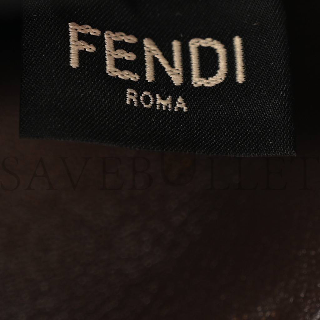 FENDI VITELLO SETA GLAZED FABRIC FF 1974 MEDIUM PEEKABOO X-LITE BLACK (29*25*14cm) FENDI VITELLO SETA GLAZED FABRIC FF 1974 MEDIUM PEEKABOO X-LITE BLACK (29*25*14cm)