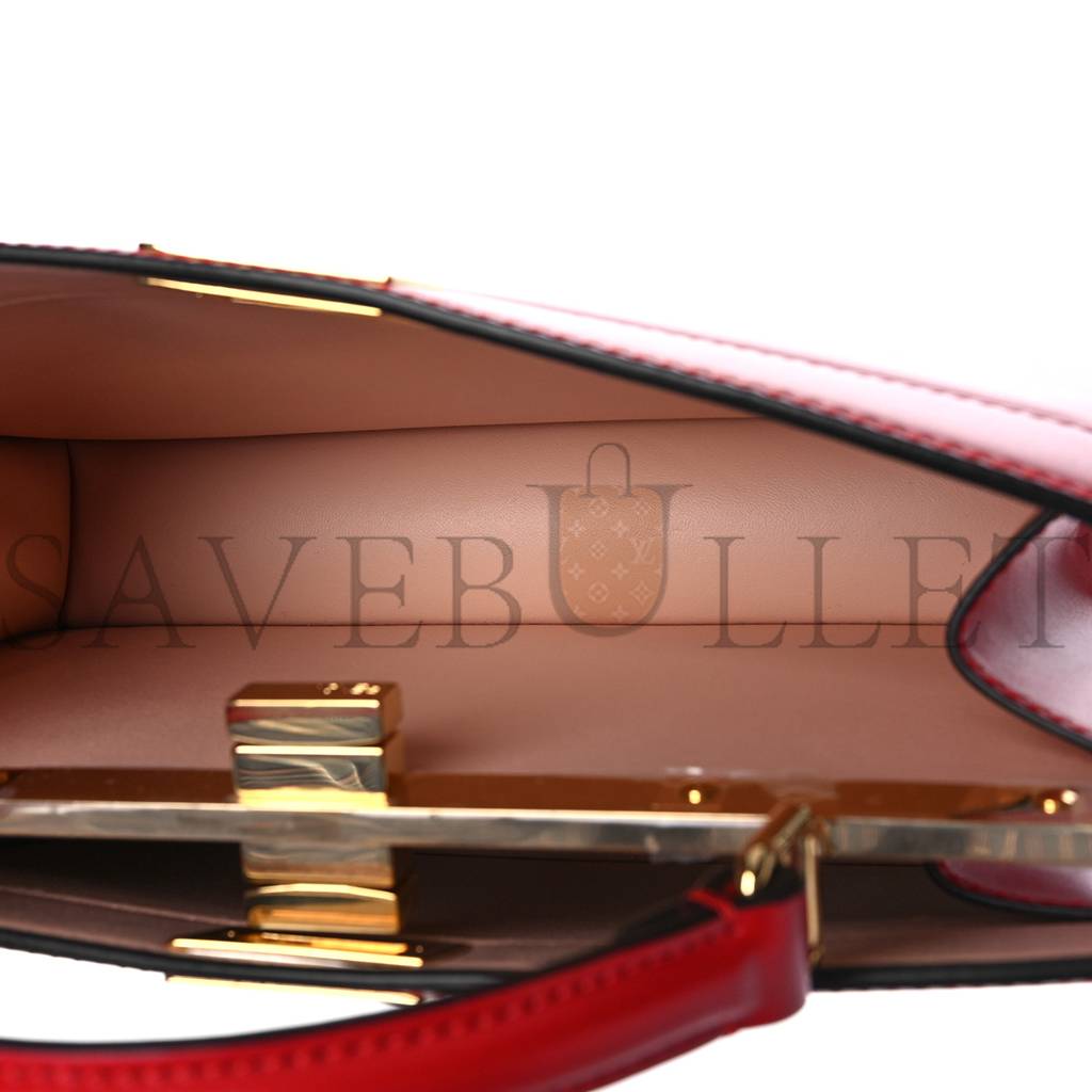 FENDI VITELLO KING LUXOR SHINY NAPPA MEDIUM PEEKABOO I SEE U EAST WEST SATCHEL FUOCO LIGHT ROSE (29*18*10cm) FENDI VITELLO KING LUXOR SHINY NAPPA MEDIUM PEEKABOO I SEE U EAST WEST SATCHEL FUOCO LIGHT ROSE (29*18*10cm)